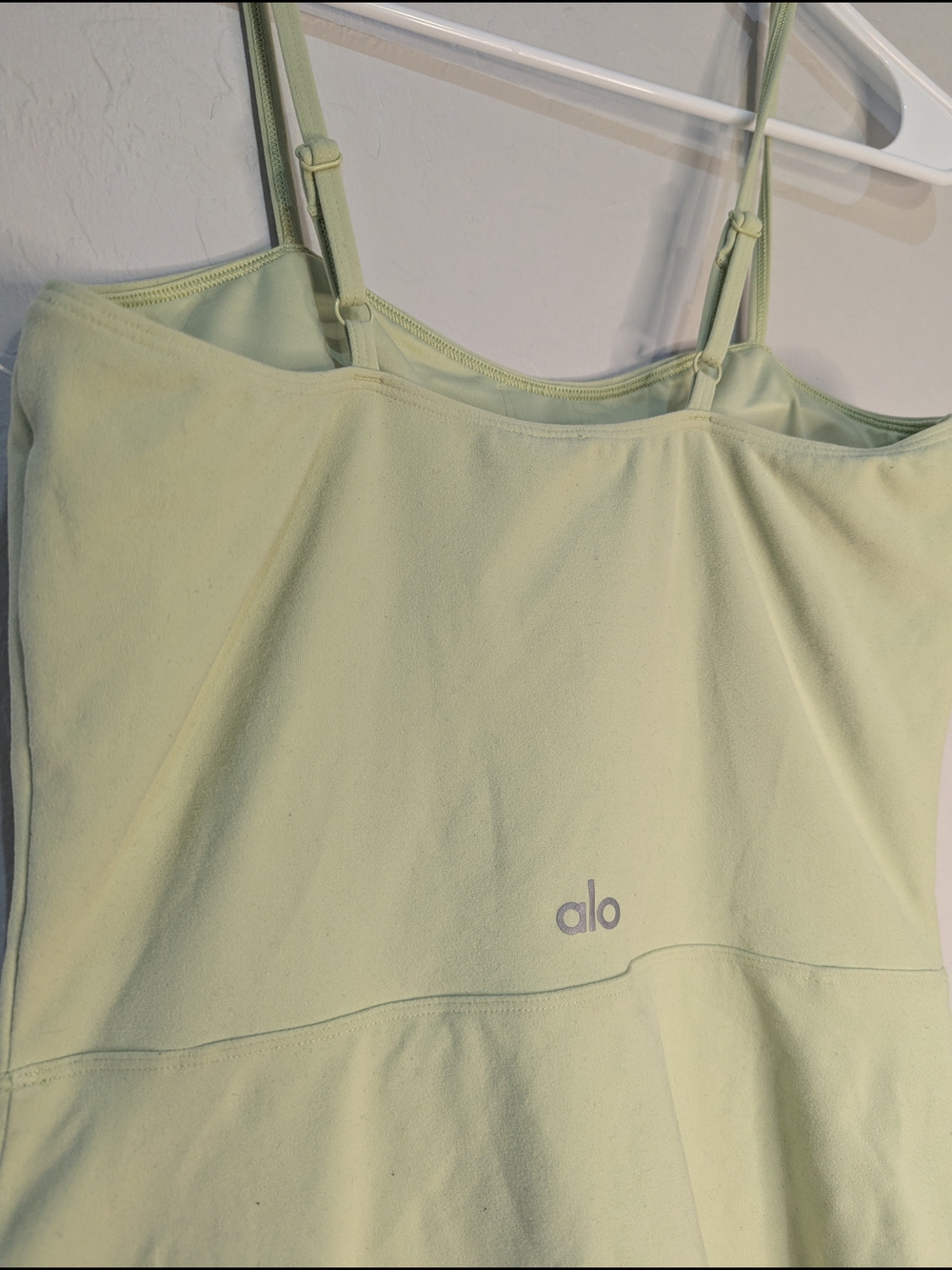 ALO Alosoft Courtside Tennis Dress in Iced Green Tea - Size S - Picture 8 of 9